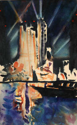 Бабицын Виктор Алексеевич. Москва. Вечер